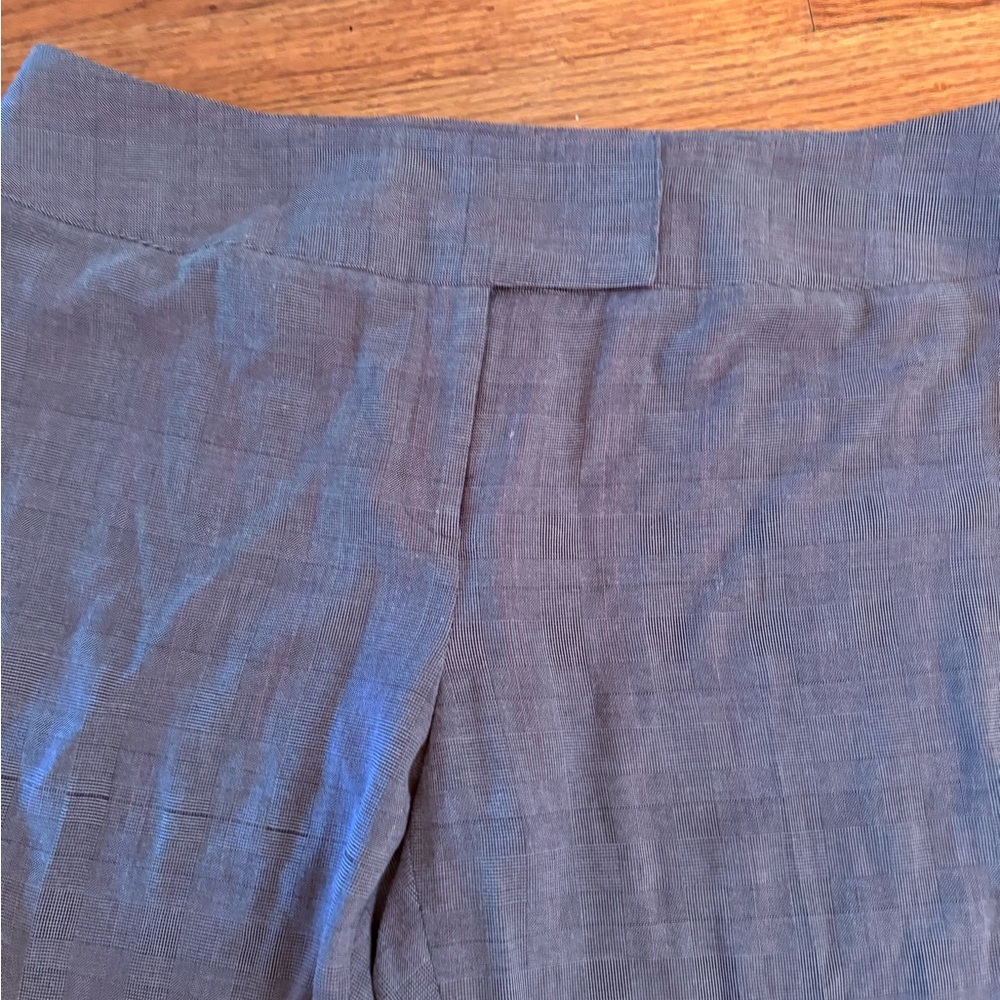 STYLE & COMPANY Gray, Black & Burgundy Plaid Wide-Leg Trousers, Size: 18 - Picture 3 of 6